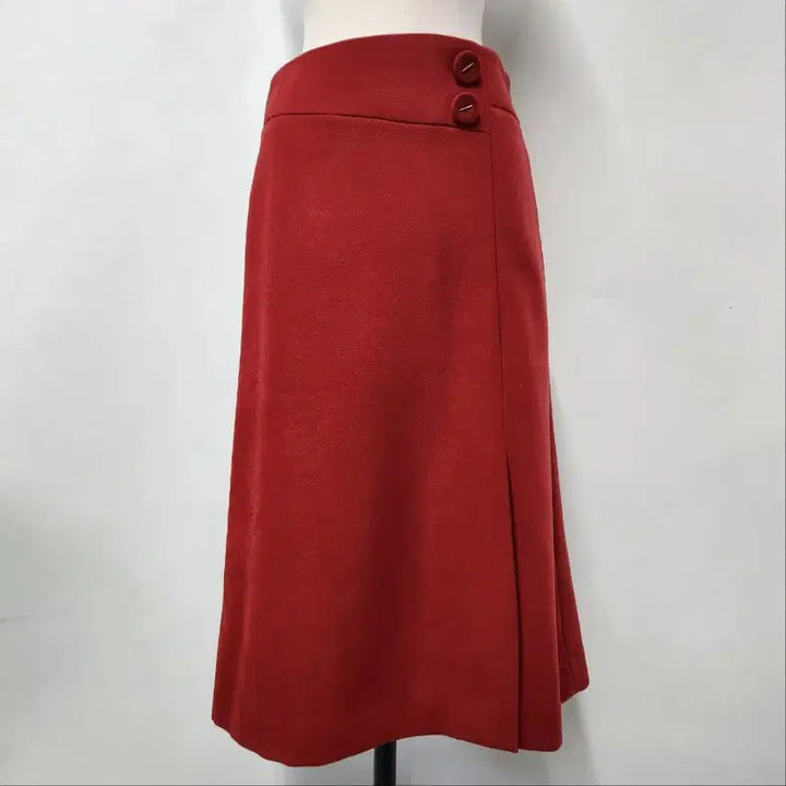 [BUNJANG] ME SENSE Two-Button Slit Midi Skirt / [새상품] ME SENSE 투버튼 슬릿 미디 스커트 55