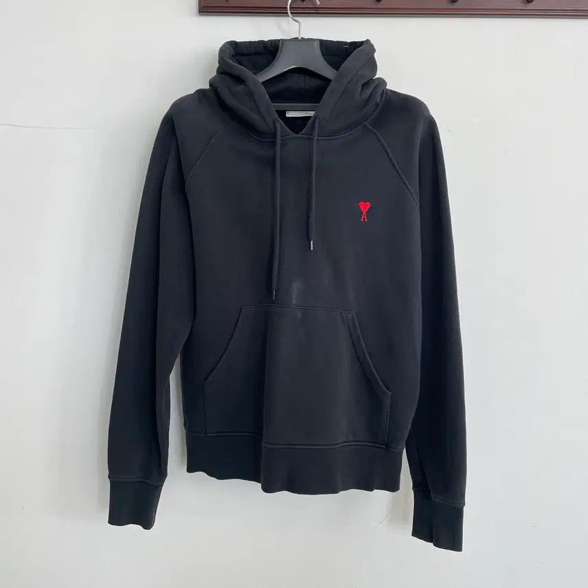 [SOLD OUT] 아미 L/공용 블랙 스몰 로고 후드티