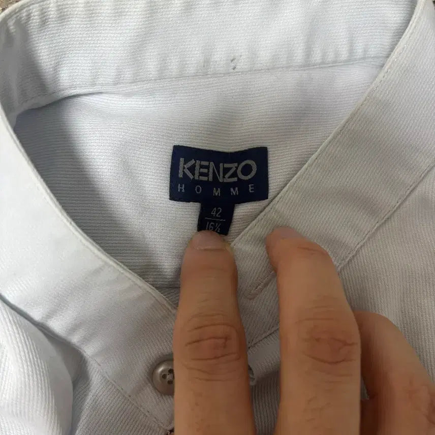 [SOLD OUT] 일제 KENZO HOMME 차이나카라 셔츠 사이즈 105