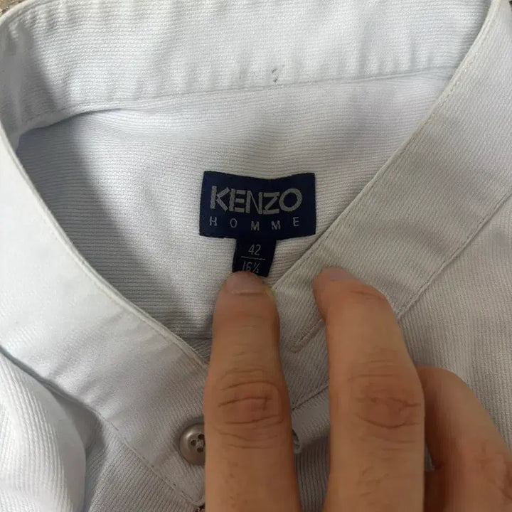 [SOLD OUT] 일제 KENZO HOMME 차이나카라 셔츠 사이즈 105