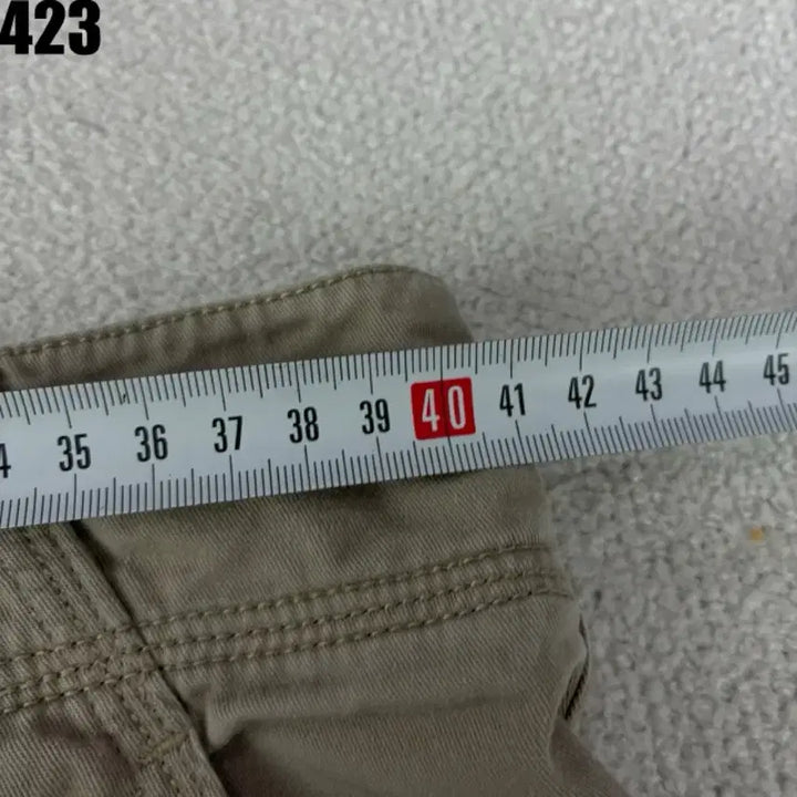 [BUNJANG] Adidas Originals Khaki Cargo Shorts L / 아디다스 오리지널 불꽃 카키색 카고 반바지 L