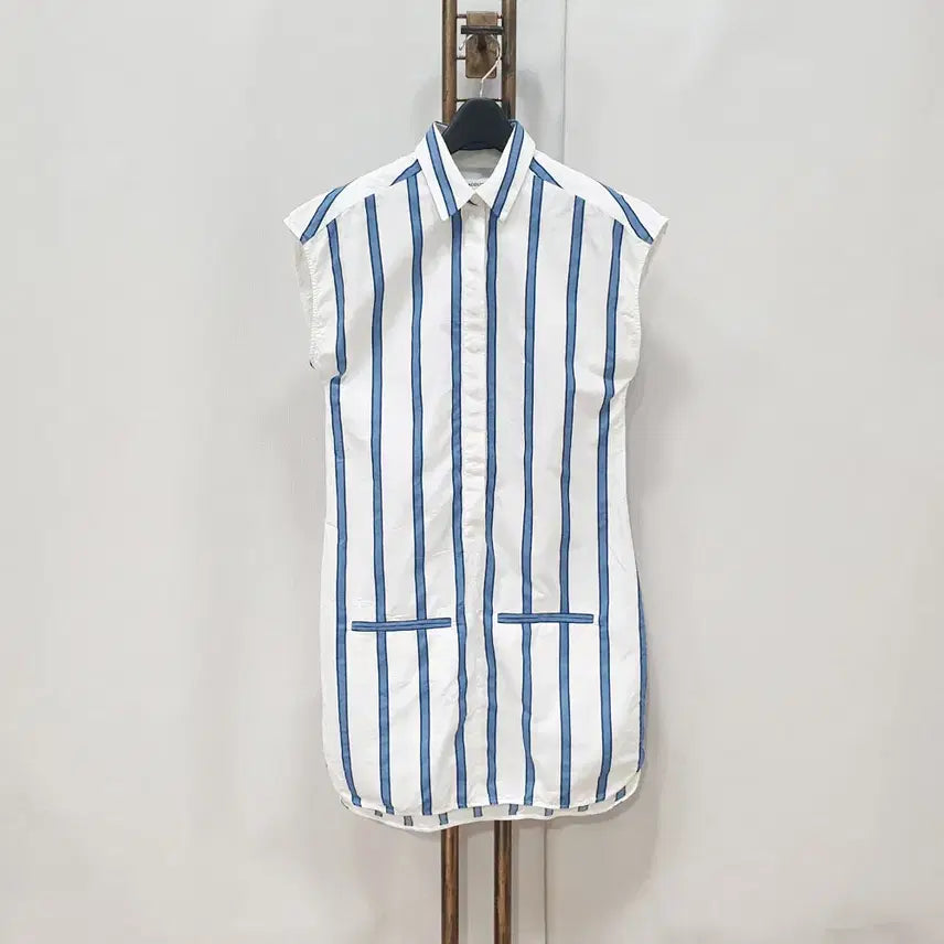 [BUNJANG] Lacoste Linen Blend Sleeveless Dress / (JJ29993)라코스테 민소매 린넨혼방 원피스 90