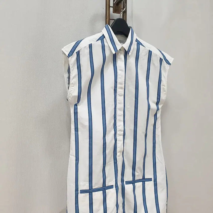 [BUNJANG] Lacoste Linen Blend Sleeveless Dress / (JJ29993)라코스테 민소매 린넨혼방 원피스 90