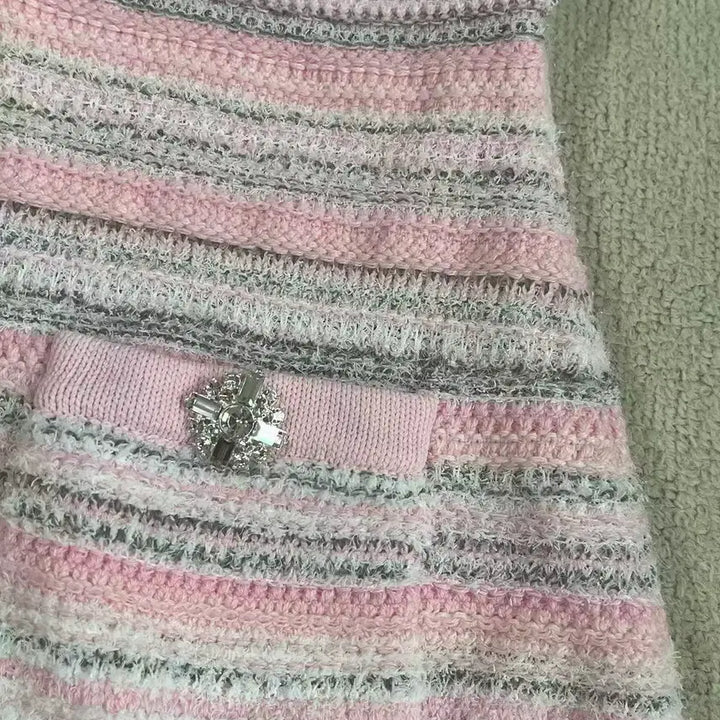 [BUNJANG] Knit Mini Dress / 반팔 니트 원피스