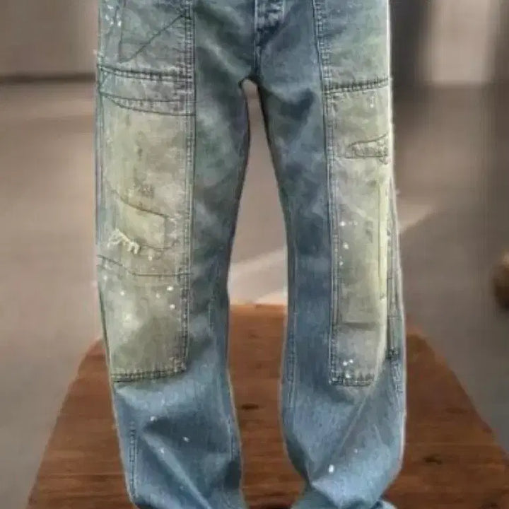 [BUNJANG] RRL Repair Painter Denim Pants / RRL 리페어 페인터 데님