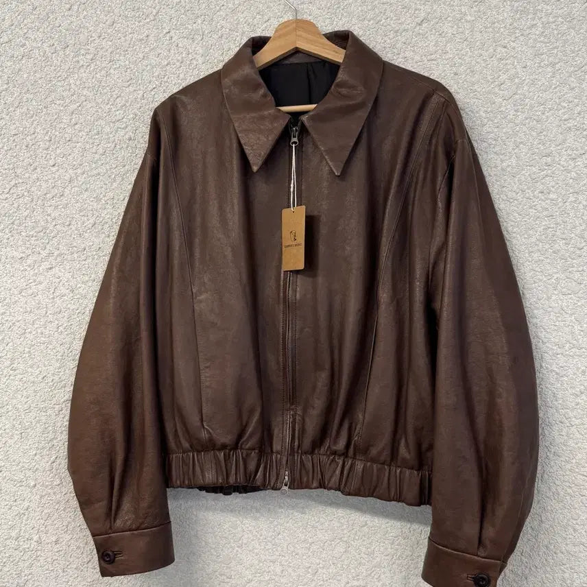 [BUNJANG] Cour Antique Lambskin Blouson Jacket / 쿠어 엔틱 램스킨 블루종