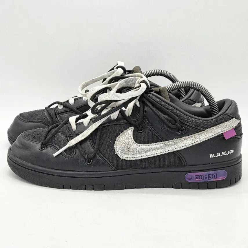[BUNJANG] Nike x Off-White Dunk Low The 50 - Lot 50 Sneakers / 나이키 x 오프화이트 덩크 로우 더 50 - 로트 50 (275)