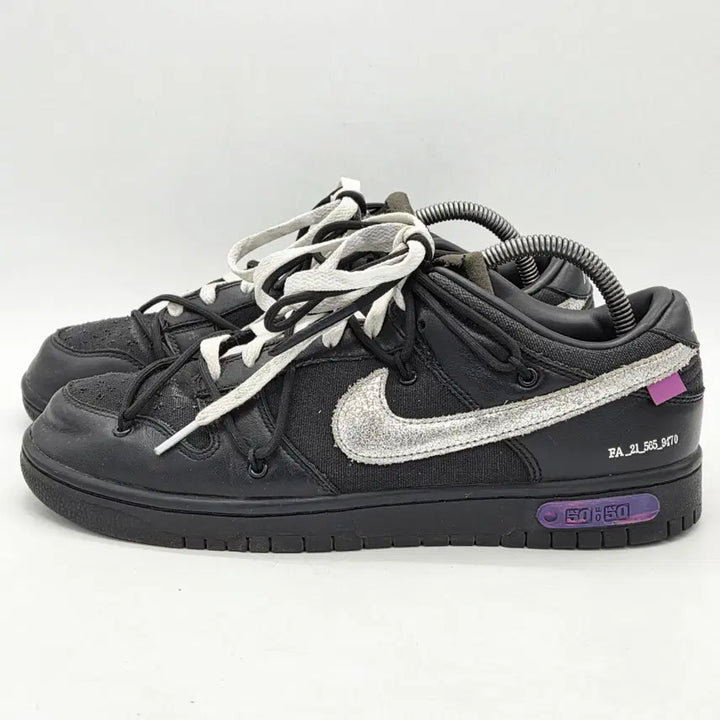 [BUNJANG] Nike x Off-White Dunk Low The 50 - Lot 50 Sneakers / 나이키 x 오프화이트 덩크 로우 더 50 - 로트 50 (275)
