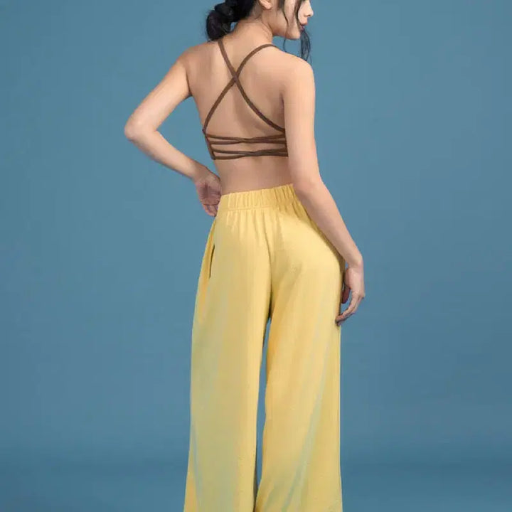 [BUNJANG] D.Yani Veneta Wide Leg Pants - Yellow / 디야니 베네타 팬츠 F 옐로우 (새상품)