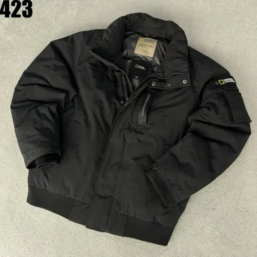 [BUNJANG] National Geographic Black Utility Jacket 2XL / 내셔널지오그래픽 블랙 유틸리티 자켓 2XL