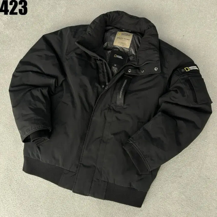 [BUNJANG] National Geographic Black Utility Jacket 2XL / 내셔널지오그래픽 블랙 유틸리티 자켓 2XL