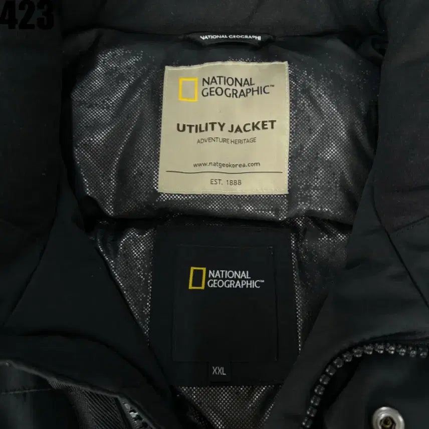 [BUNJANG] National Geographic Black Utility Jacket 2XL / 내셔널지오그래픽 블랙 유틸리티 자켓 2XL