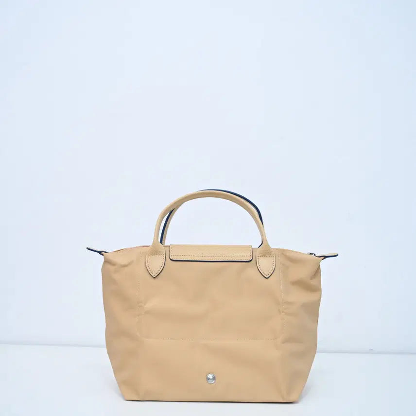 [BUNJANG] Longchamp Nylon and Leather Small Shoulder Bag / 롱샴 클러치백 숄더백 예로우 나일론 소가죽 스몰 사이즈 여성