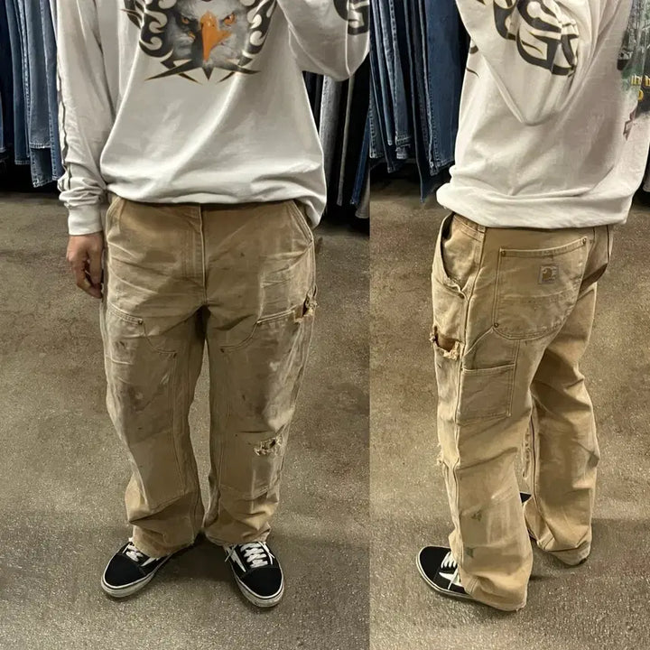 [SOLD OUT] Carhartt 더블니 워크 팬츠 (32)