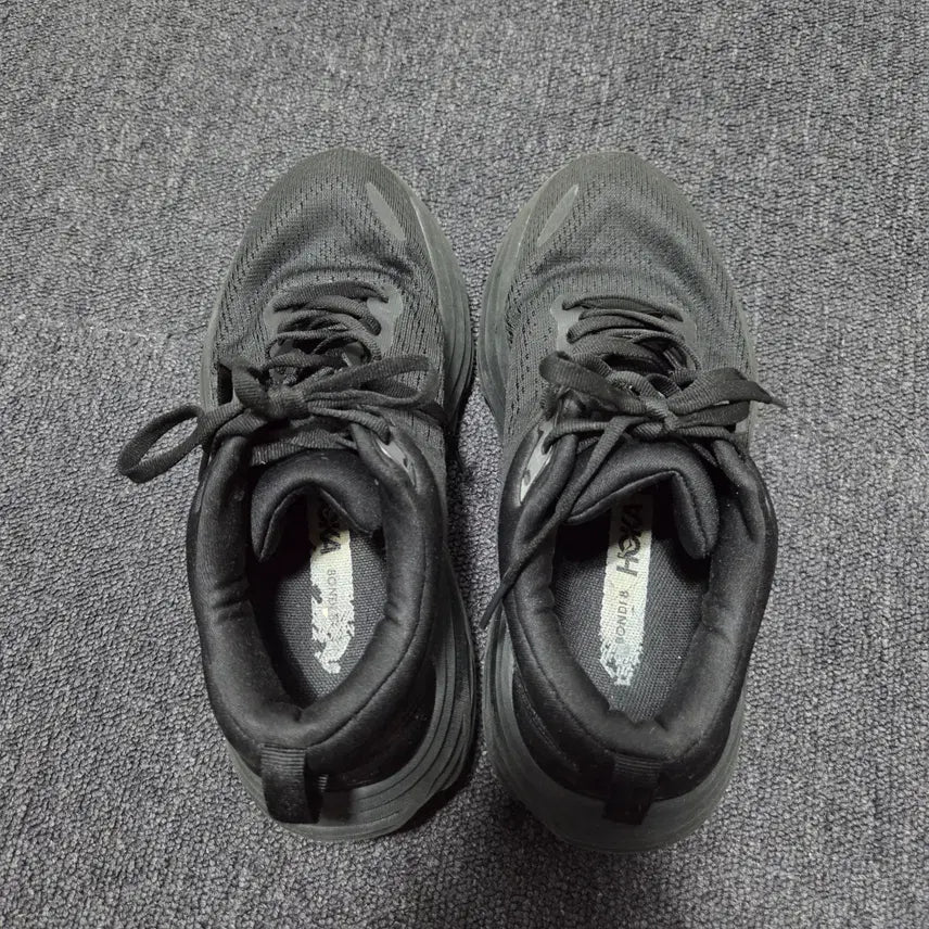 [BUNJANG] Hoka Bondi 8 Running Shoes / 호카 블랙 본디 8 러닝화 235 26042416