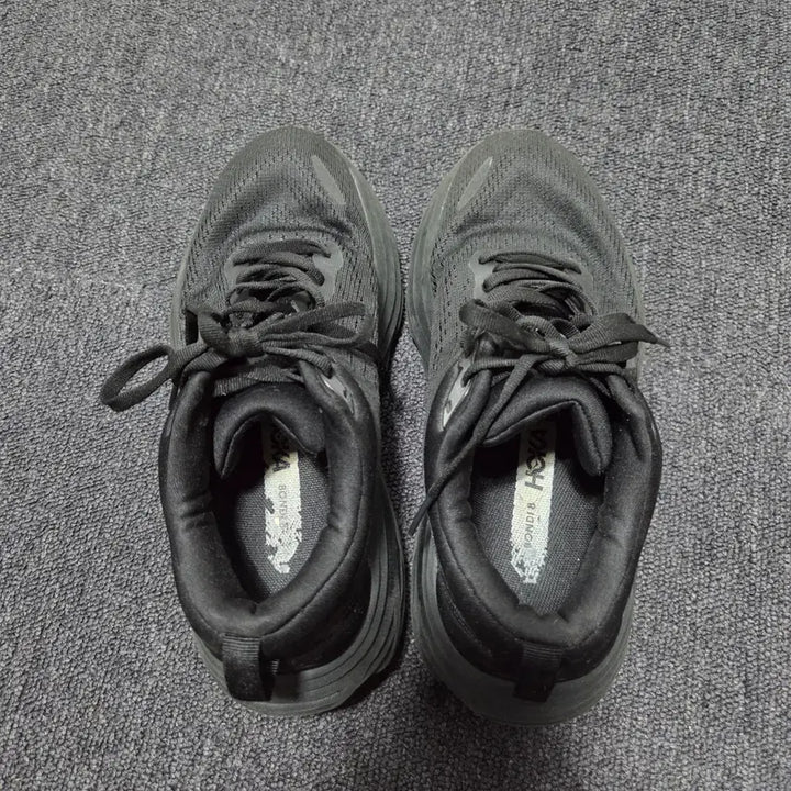 [BUNJANG] Hoka Bondi 8 Running Shoes / 호카 블랙 본디 8 러닝화 235 26042416