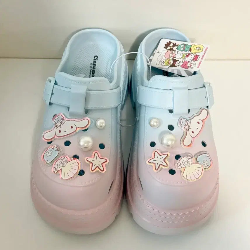 [BUNJANG] Sanrio Cinnamoroll Platform Slippers / [새상품] 시나모롤 플랫폼 슬리퍼 240mm
