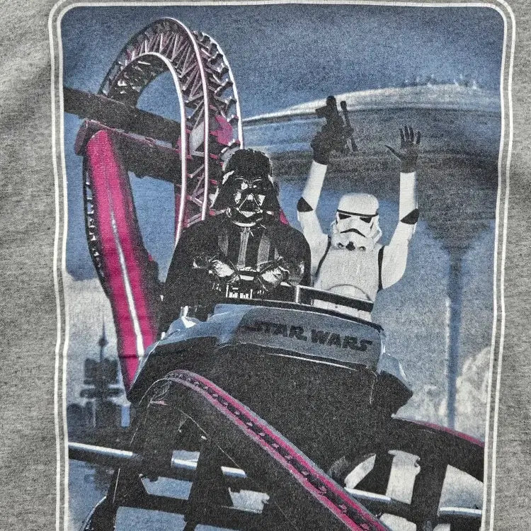 [BUNJANG] Star Wars Gray T-Shirt (M) / 스타워즈 반팔 티셔츠 ( M추정 ) / 11966