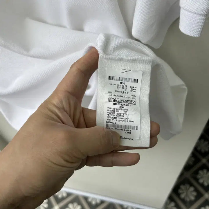 [BUNJANG] 16762 AMI Small Heart Short-Sleeved Polo Shirt / 16762 - 아미 스몰 하트 반팔 카라티