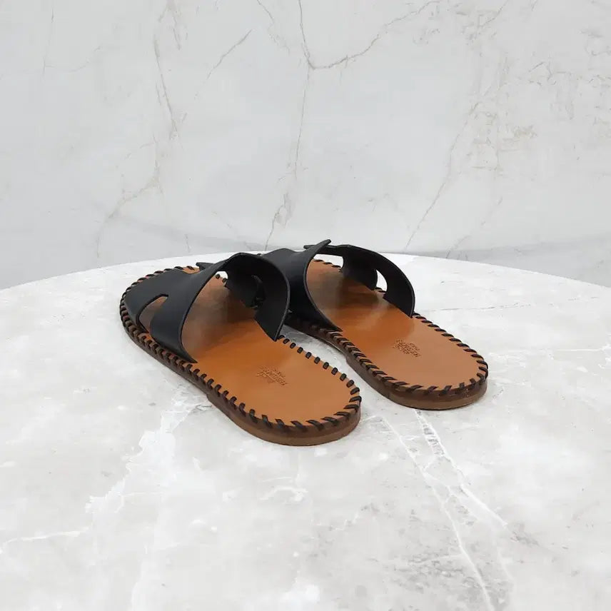 [BUNJANG] Hermes Izmir Stitch Sandals / 42.5 / 에르메스 이즈미르 스티치 샌들 슬리퍼