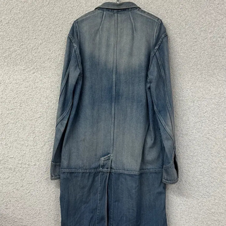 [BUNJANG] Mihara Yasuhiro Washed Denim Coat / 미하라 야스히로 워시드 데님/샴브레이 코트