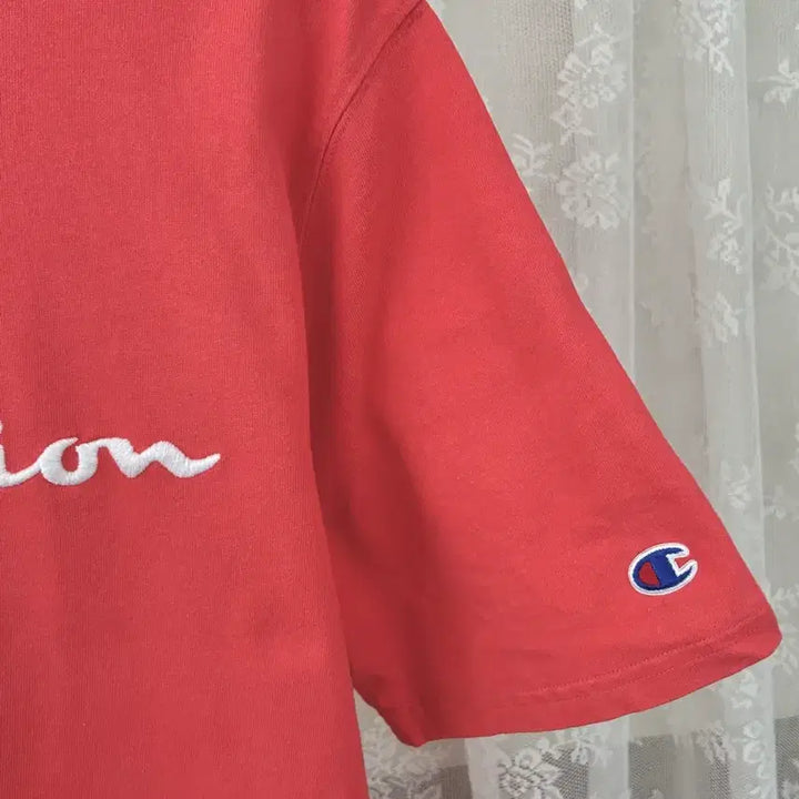 [SOLD OUT] L) 챔피온 빅로고 반팔 티셔츠 코랄