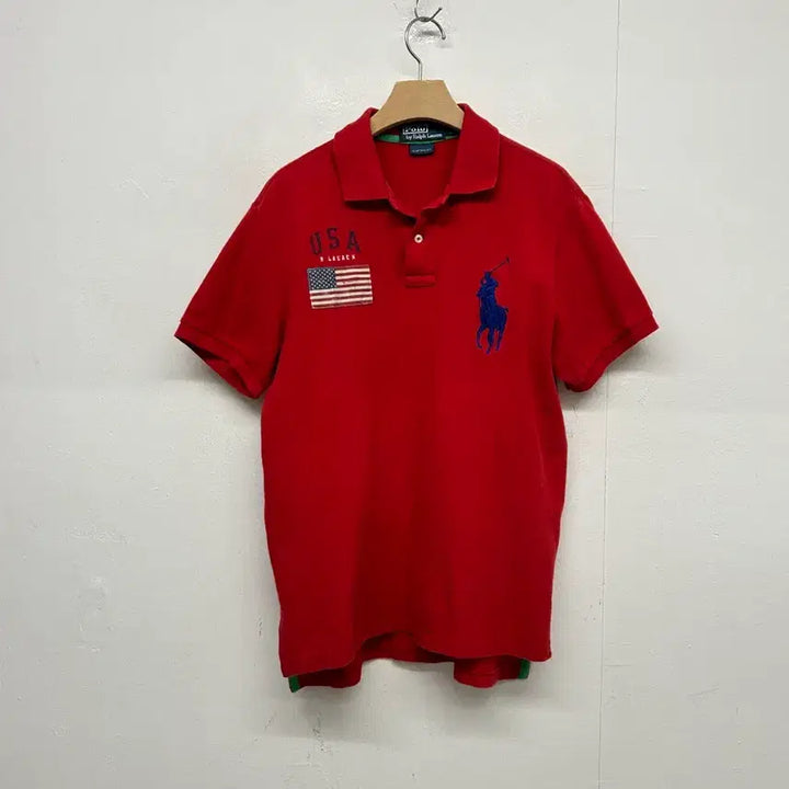 [SOLD OUT] 폴로 랄프로렌 빅포니 성조기 피케 티셔츠
