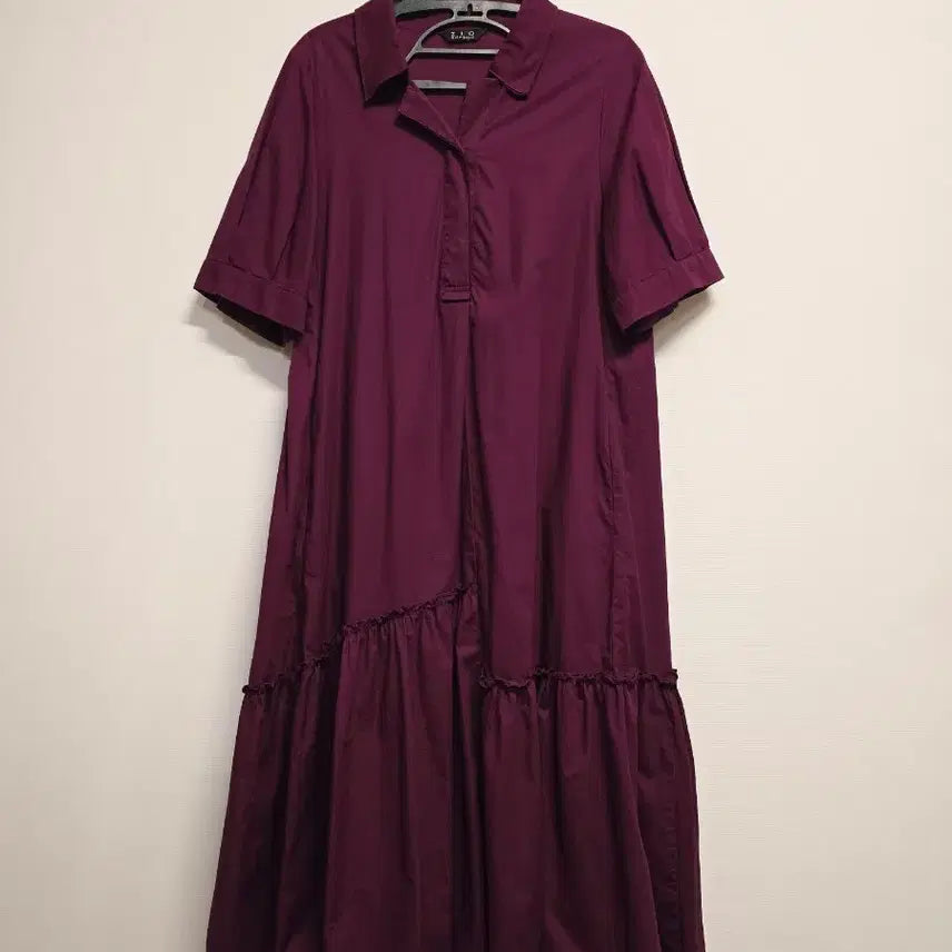 [BUNJANG] ZIO Songzio Ruffle Hem Long Dress / ZIO 송지오 캉캉 반팔 롱 원피스66