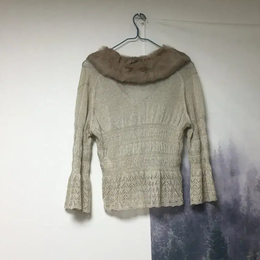 [BUNJANG] Fairy Detachable Fur Cardigan / 가디건