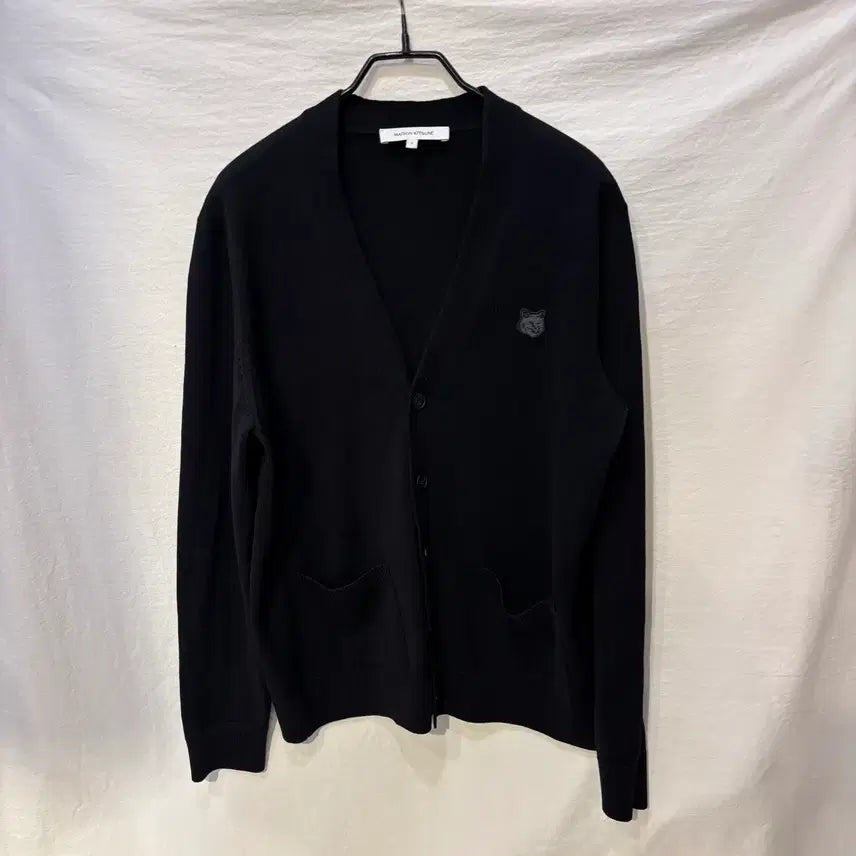 [BUNJANG] Maison Kitsune Fox Head Patch Cardigan / 메종키츠네 폭스헤드 패치 가디건