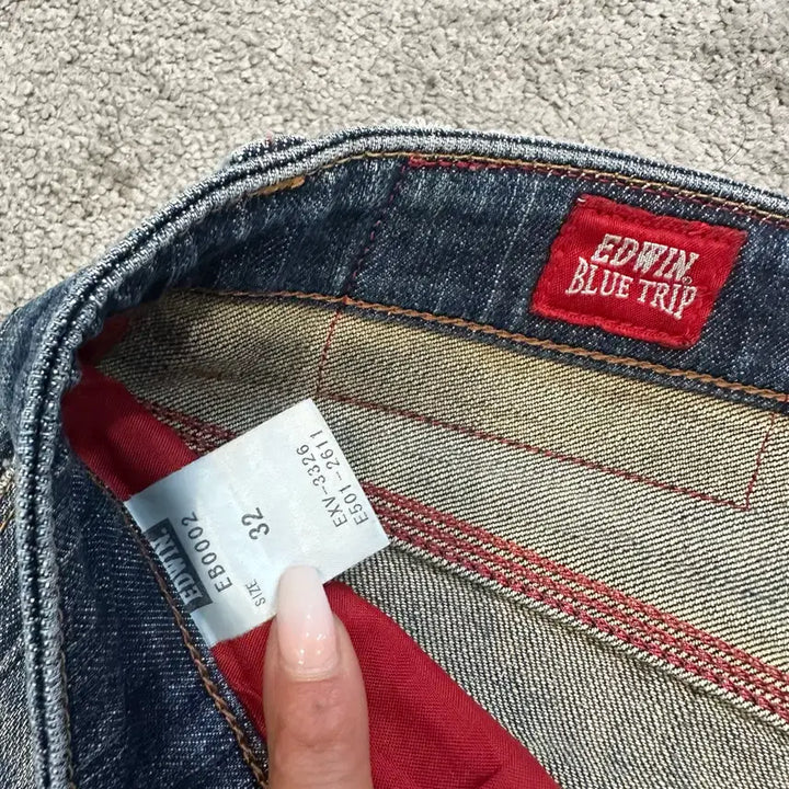 [SOLD OUT] 에드윈 블루트립 이펑션 데님 팬츠(32)