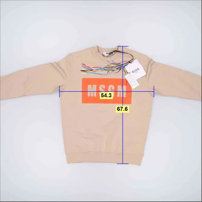 [BUNJANG] MSGM Printed Sweatshirt / S 새상품 MSGM 프린팅 맨투맨 0424H1