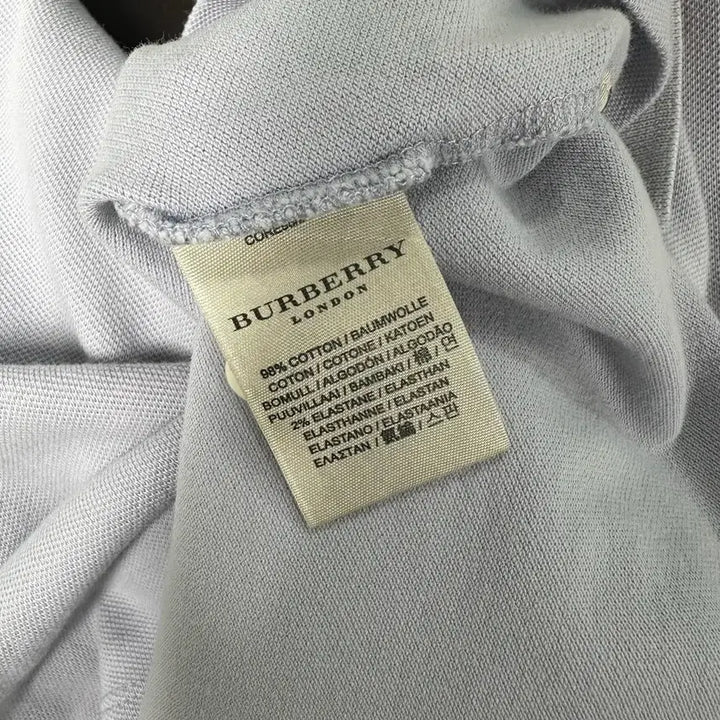 [BUNJANG] [ BURBERRY ] 버버리 로고자수 티셔츠 / [ BURBERRY ] 버버리 로고자수 티셔츠