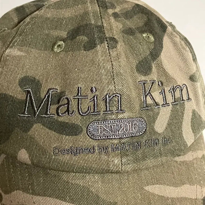 [SOLD OUT] 마뗑킴 카모 볼캡 새상품
