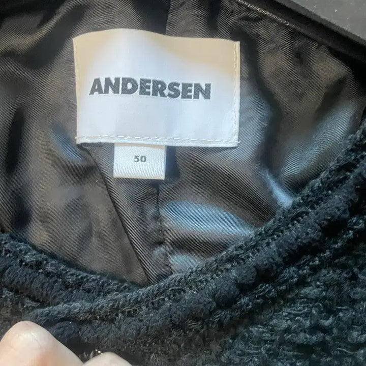 [BUNJANG] Anderssen 블랙 트위드 자켓 / Anderssen 블랙 트위드 자켓