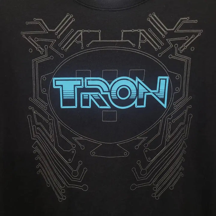 [BUNJANG] GU Disney Tron Printed Shirt / TRON X DISNEY X GU 프린팅 셔츠