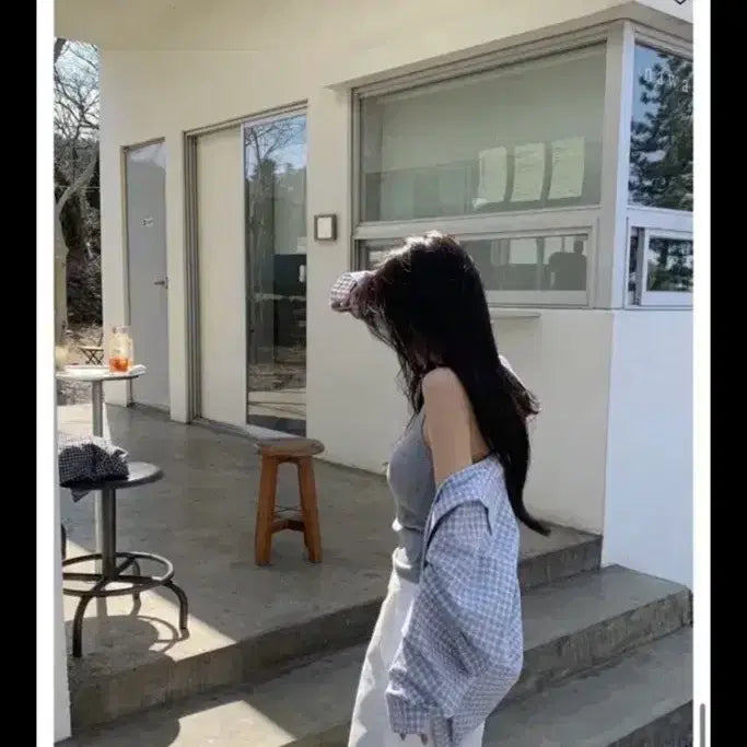 [BUNJANG] 더위시 리즈 체크 셔츠 / 더위시 리즈 체크 셔츠