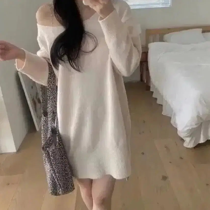 [SOLD OUT] 유솝 도손 롱니트 핑크