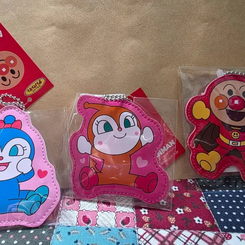 [BUNJANG] Anpanman Jjallangi Ddalrangi Name Tag Keyring / 호빵맨 네임택 키링 짤랑이 딸랑이