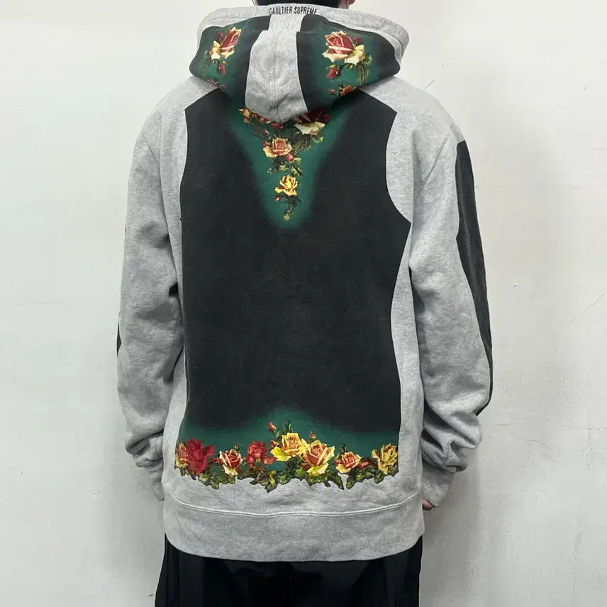 [BUNJANG] 슈프림 x 장폴고티에 19ss 플로럴 프린티드 후디 / 슈프림 x 장폴고티에 19ss 플로럴 프린티드 후디