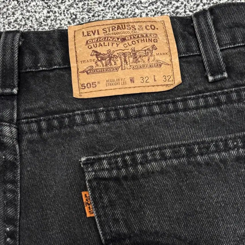 [BUNJANG] 90s 빈티지 리바이스 505 블랙 허리40cm / 90s 빈티지 리바이스 505 블랙 허리40cm