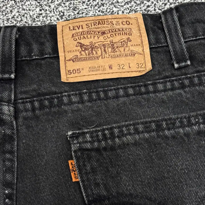 [BUNJANG] 90s 빈티지 리바이스 505 블랙 허리40cm / 90s 빈티지 리바이스 505 블랙 허리40cm