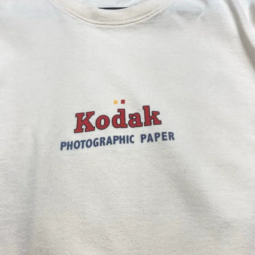 [SOLD OUT] 코닥 아이보리 반팔 티셔츠
