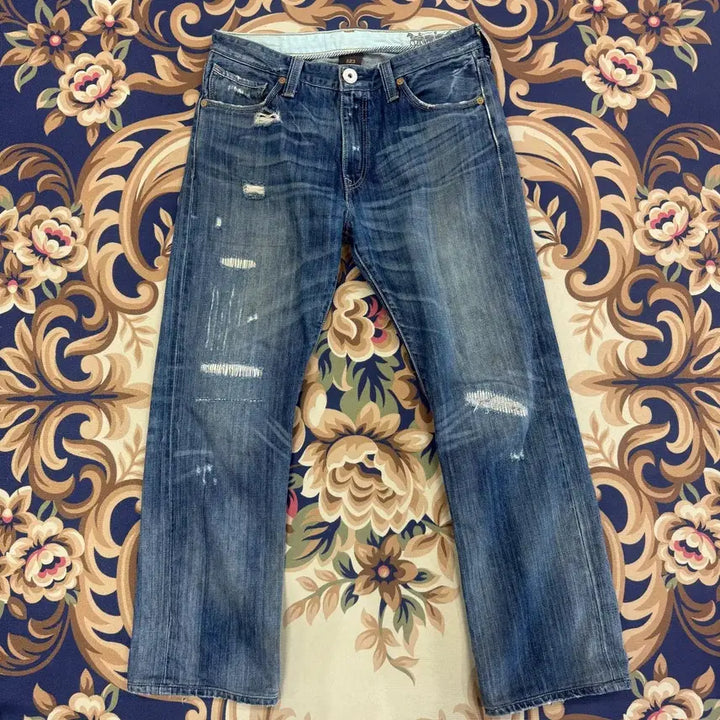 [SOLD OUT] (34)리바이스 Levis 523 데미지 데님팬츠