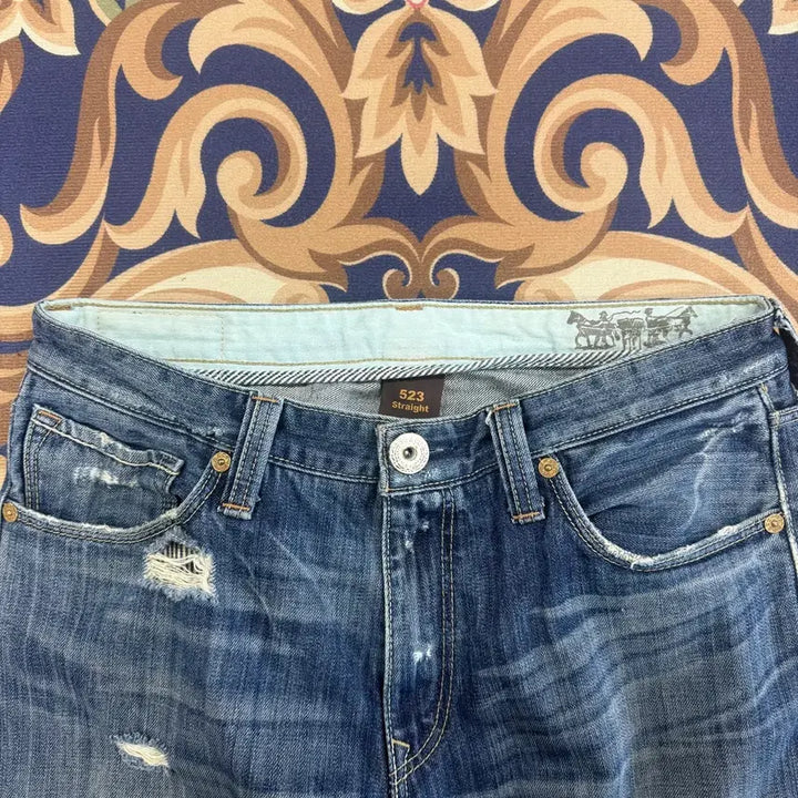 [SOLD OUT] (34)리바이스 Levis 523 데미지 데님팬츠