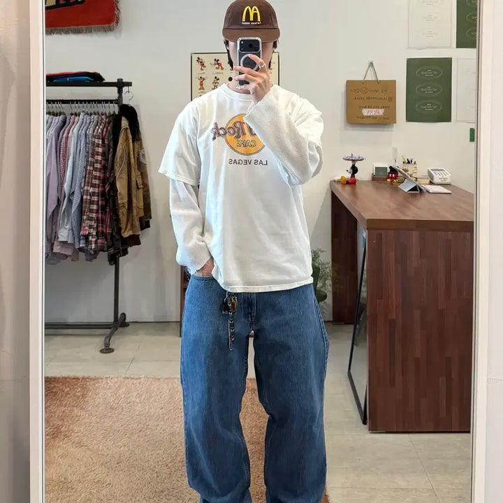 [BUNJANG] Hard Rock Cafe Las Vegas T-Shirt / 90-00s Hard Rock Cafe 하드락카페 라스베가스 반팔 티셔츠