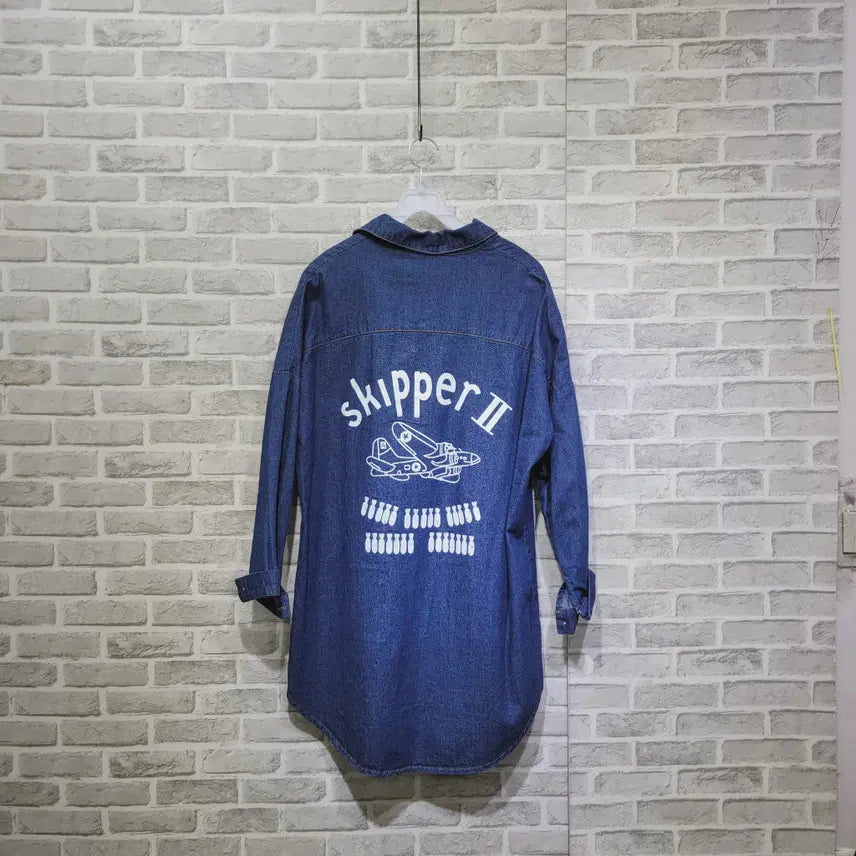 [SOLD OUT] ㅊ28 데님 롱셔츠 F