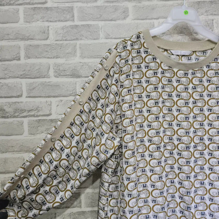 [SOLD OUT] ㅊ30 패턴 블라우스 F