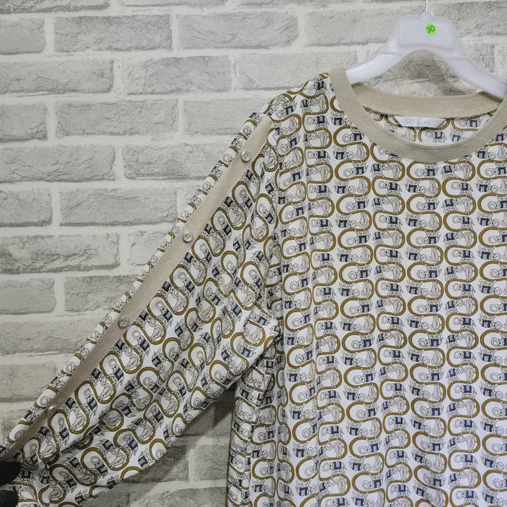 [SOLD OUT] ㅊ30 패턴 블라우스 F