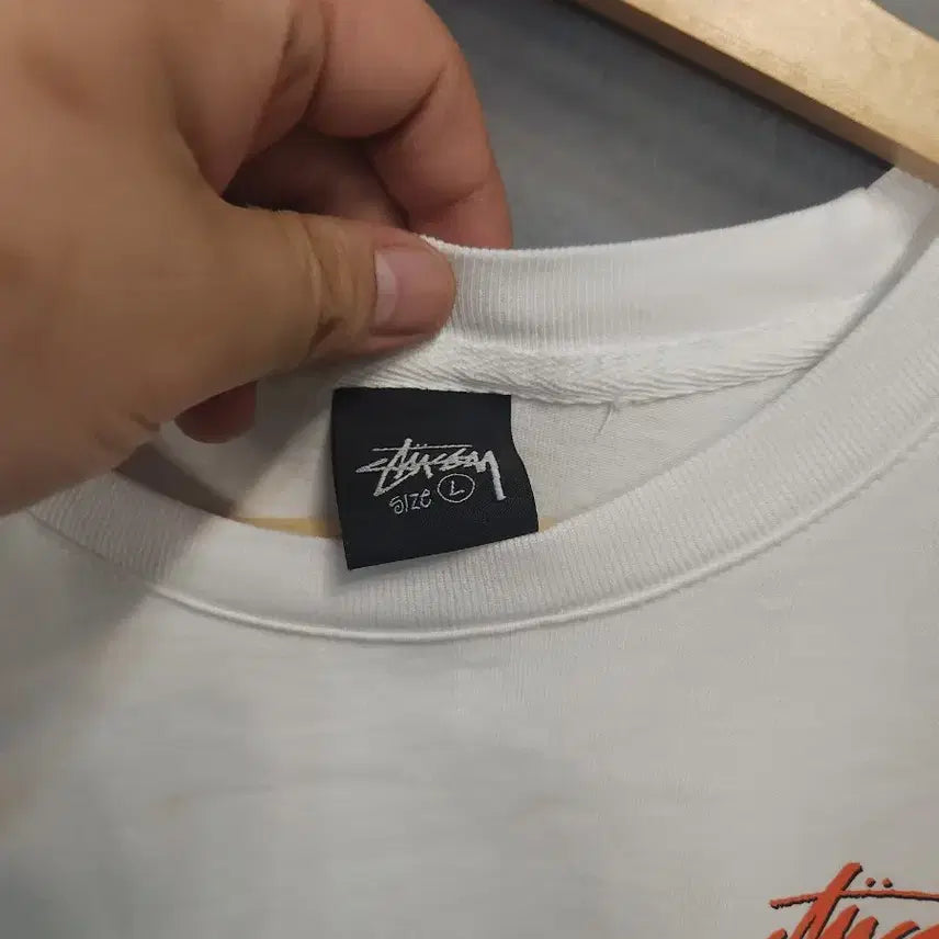 [SOLD OUT] 스투시 신발 프린팅 반팔 티셔츠 화이트